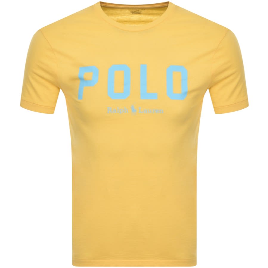 Alternative Image for ProductRalph Lauren Polo Print T Shirt Yellow1
